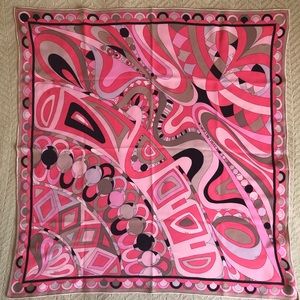 Vintage Emilio Pucci Silk Chiffon Scarf - 1960s